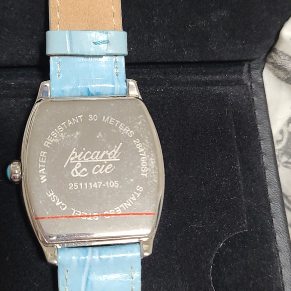 Luxury Picard & Cie Leather Stainless Watch - Picture 11 of 15